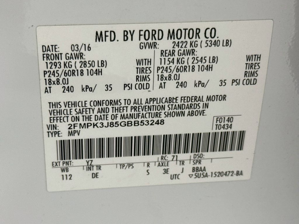 Used 2016 Ford Edge SEL FWD image 33