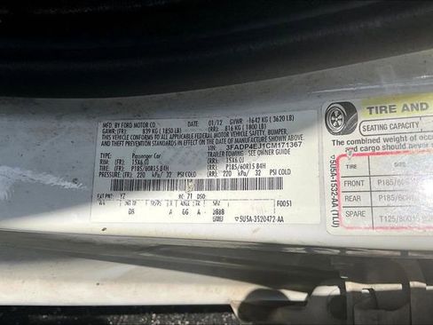 Used 2012 Ford Fiesta SE FWD image 4