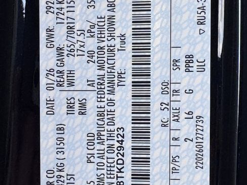 New 2026 Ford F150 XL w/ Equipment Group 103A High image 13