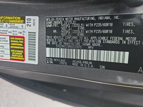 Certified 2021 Toyota Sienna Limited image 37