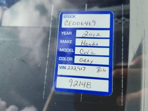 Used 2012 Honda Civic LX image 8