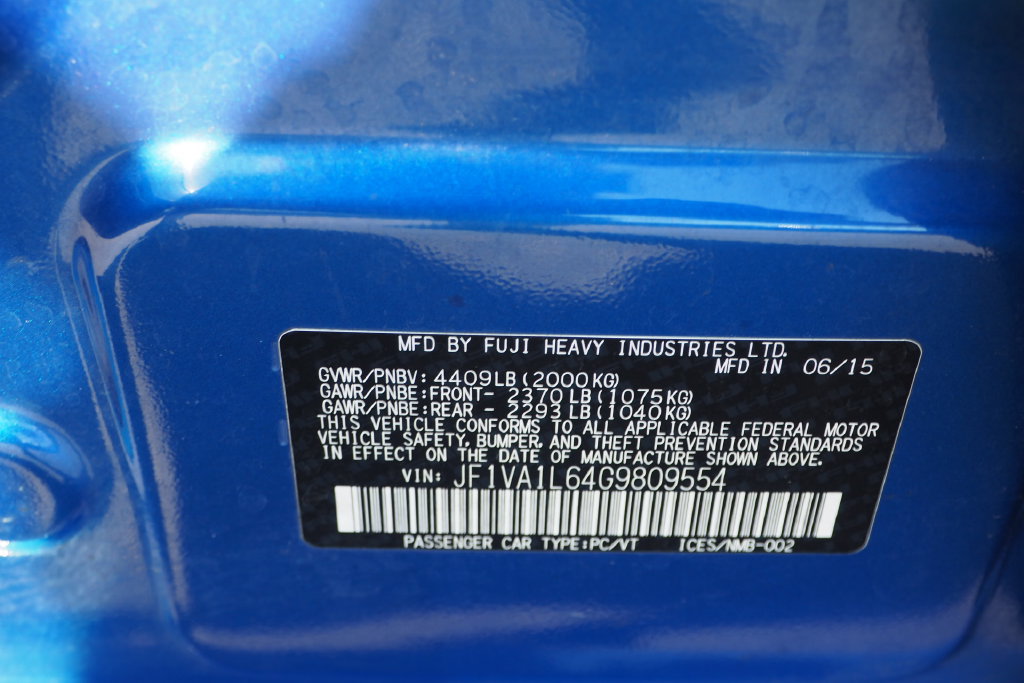 Used 2016 Subaru WRX Limited AWD/4WD image 29