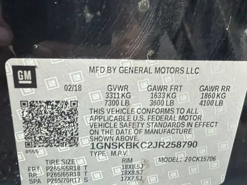 Used 2018 Chevrolet Tahoe LT AWD/4WD image 33