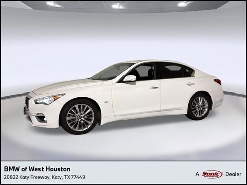 Used 2019 INFINITI Q50 Luxe w/ All Weather Package (L93) RWD image 1