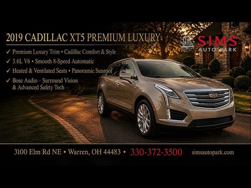 Certified 2019 Cadillac XT5 Premium Luxury w/ Driver Assist Package FWD image 1