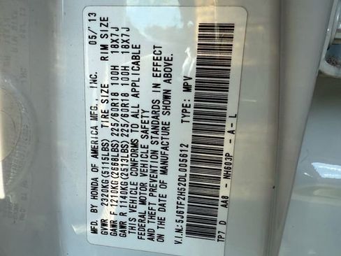 Used 2013 Honda Crosstour EX-L image 27