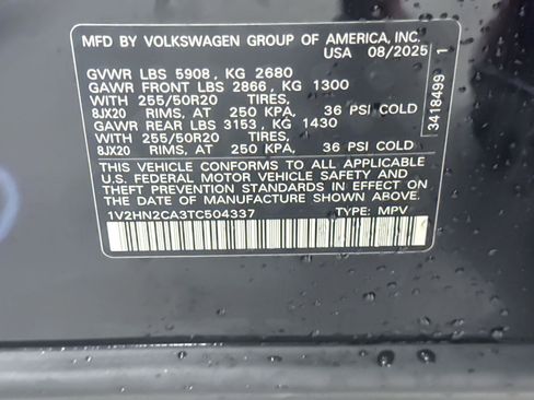 New 2026 Volkswagen Atlas SE image 28