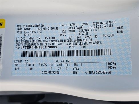 New 2025 Ford Ranger XLT w/ FX4 Off-Road Package image 34