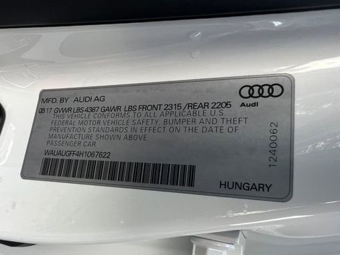 Used 2017 Audi A3 2.0T Premium w/ Convenience Package image 36