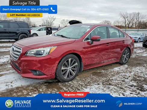 Used 2015 Subaru Legacy 2.5i Limited w/ Popular Package #4 AWD/4WD image 1