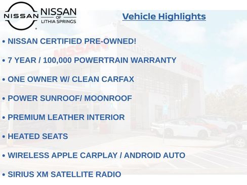Certified 2025 Nissan Altima 2.5 SR w/ SR Premium Package FWD image 30