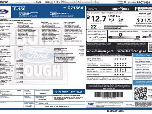 Certified 2023 Ford F150 Lariat w/ Equipment Group 502A High image 46