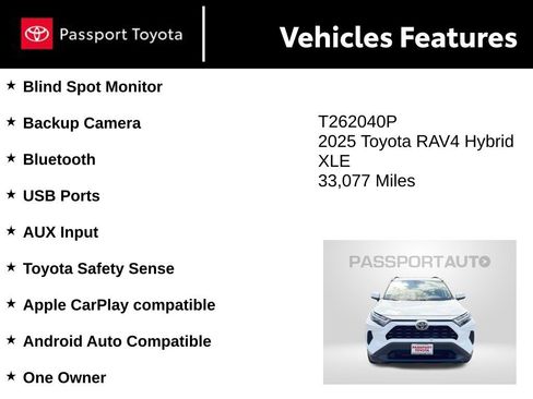 Used 2025 Toyota RAV4 XLE AWD/4WD image 10