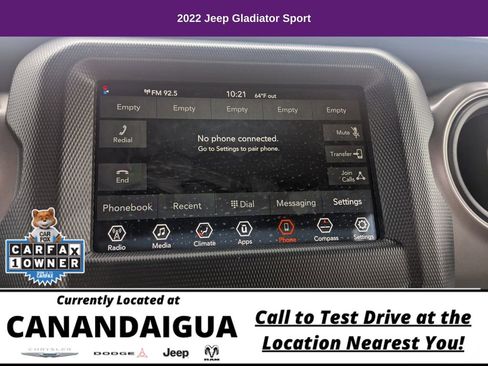 Used 2022 Jeep Gladiator Sport AWD/4WD image 16