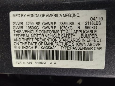Used 2019 Honda Accord LX image 33