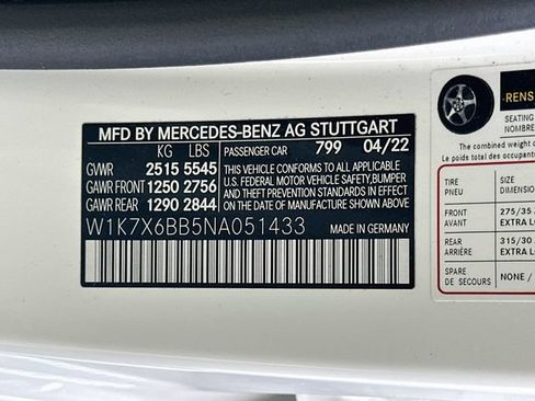 Certified 2022 Mercedes-Benz AMG GT 53 image 31