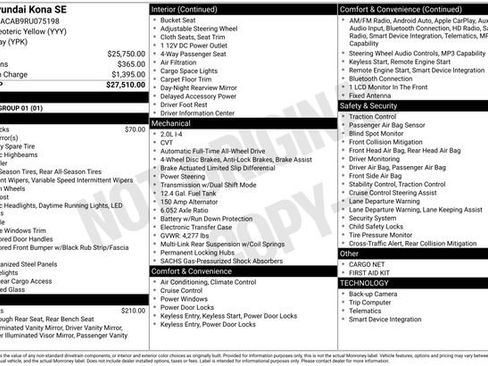 Used 2024 Hyundai Kona SE image 9
