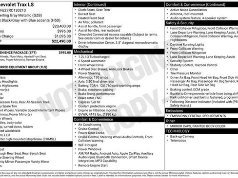 Certified 2024 Chevrolet Trax LS w/ LS Convenience Package image 7