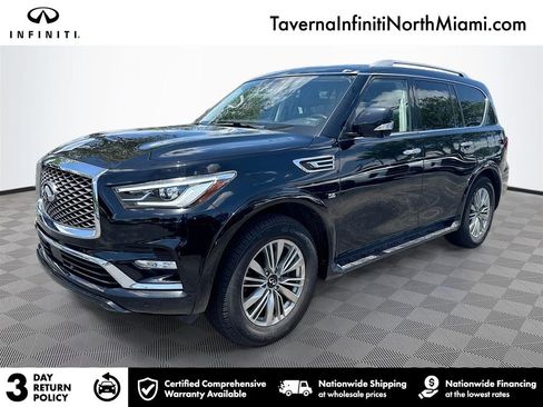 Used 2019 INFINITI QX80 Luxe w/ Proassist Package RWD image 1