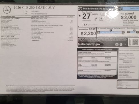 New 2026 Mercedes-Benz GLB 250 4MATIC image 29