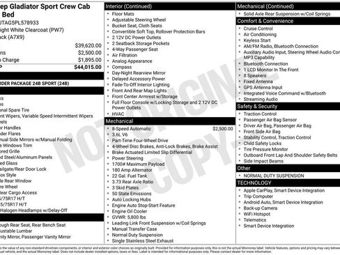 Used 2023 Jeep Gladiator Sport image 10