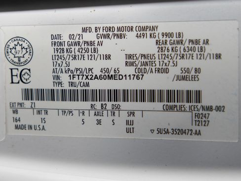 Used 2021 Ford F250 XL w/ Power Equipment Group RWD image 32