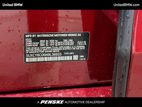 Used 2022 BMW X6 M50i w/ Premium Package image 15