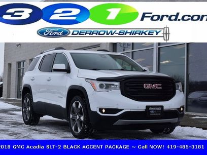 Used 2018 GMC Acadia SLT w/ LPO, Black Accent Package