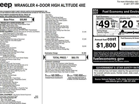 Used 2023 Jeep Wrangler Unlimited Sahara image 3