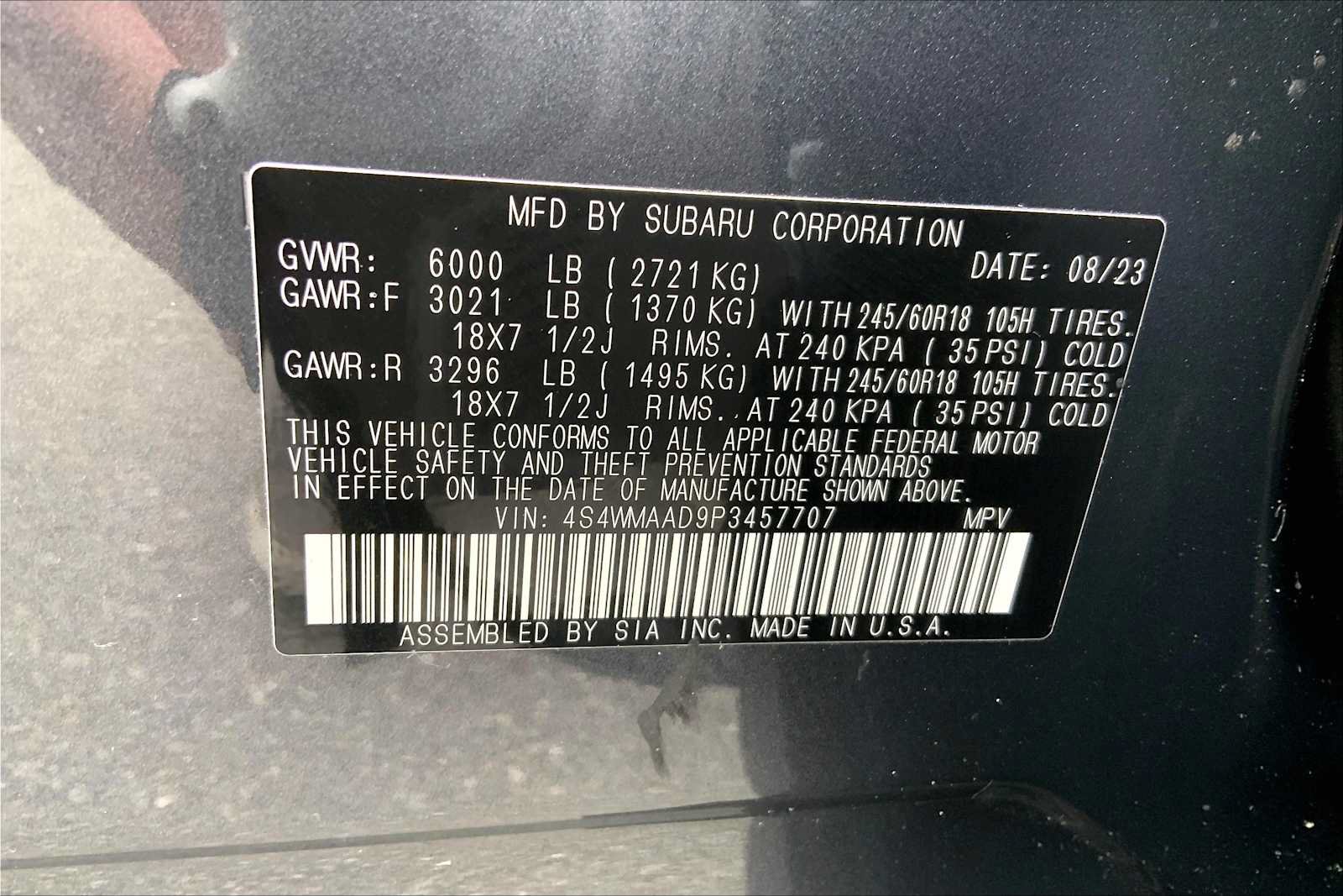 Used 2023 Subaru Ascent 8-Passenger AWD/4WD image 33