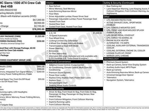 Certified 2025 GMC Sierra 1500 AT4 w/ Technology Package AWD/4WD image 4