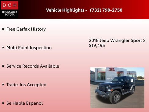 Used 2018 Jeep Wrangler Sport S image 4