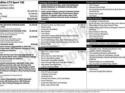 Used 2020 Cadillac CT5 Sport image 41