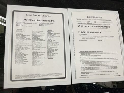 Certified 2024 Chevrolet Colorado ZR2 w/ ZR2 Convenience Package III AWD/4WD image 25