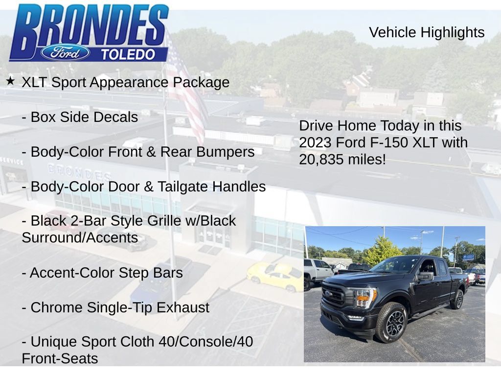 Used 2023 Ford F150 XLT w/ Equipment Group 302A High AWD/4WD image 22