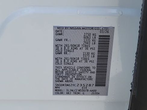 New 2026 Nissan Pathfinder Rock Creek AWD/4WD image 13