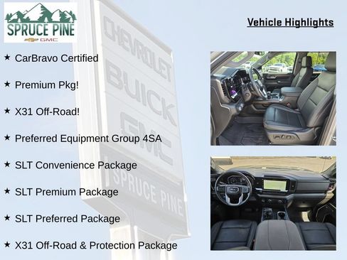 Certified 2023 GMC Sierra 1500 SLT w/ SLT Premium Package AWD/4WD image 9