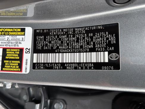 New 2026 Toyota Camry SE FWD image 34