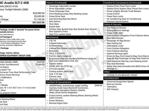 Used 2019 GMC Acadia SLT image 5