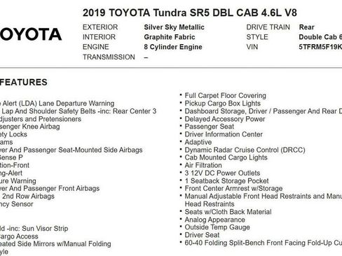 Used 2019 Toyota Tundra SR5 image 17
