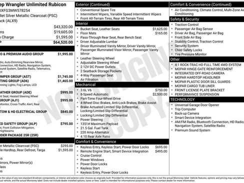 Certified 2021 Jeep Wrangler Unlimited Rubicon image 45
