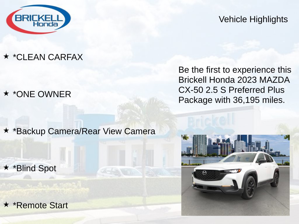 Used 2023 MAZDA CX-50 2.5 S w/ Cargo Package AWD/4WD image 8