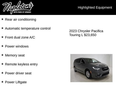 Used 2023 Chrysler Pacifica Touring-L FWD image 15