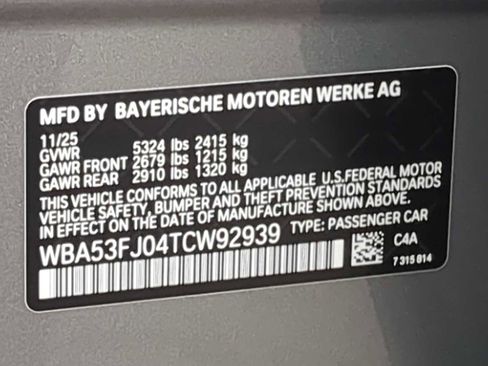 New 2026 BMW 530i xDrive w/ M Sport Package image 38