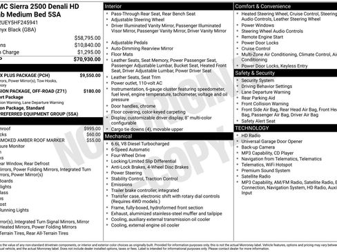 Used 2017 GMC Sierra 2500 Denali w/ Duramax Plus Package AWD/4WD image 3