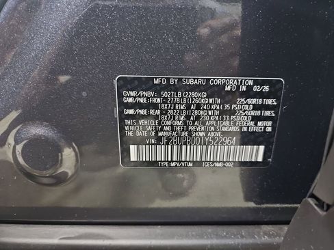 New 2026 Subaru Outback Premium AWD/4WD image 36