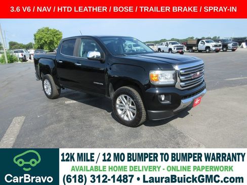 Certified 2018 GMC Canyon SLT w/ Driver Alert Package AWD/4WD image 1