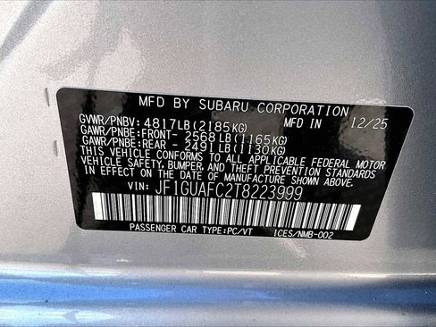 New 2026 Subaru Impreza 2.0i Sport image 19