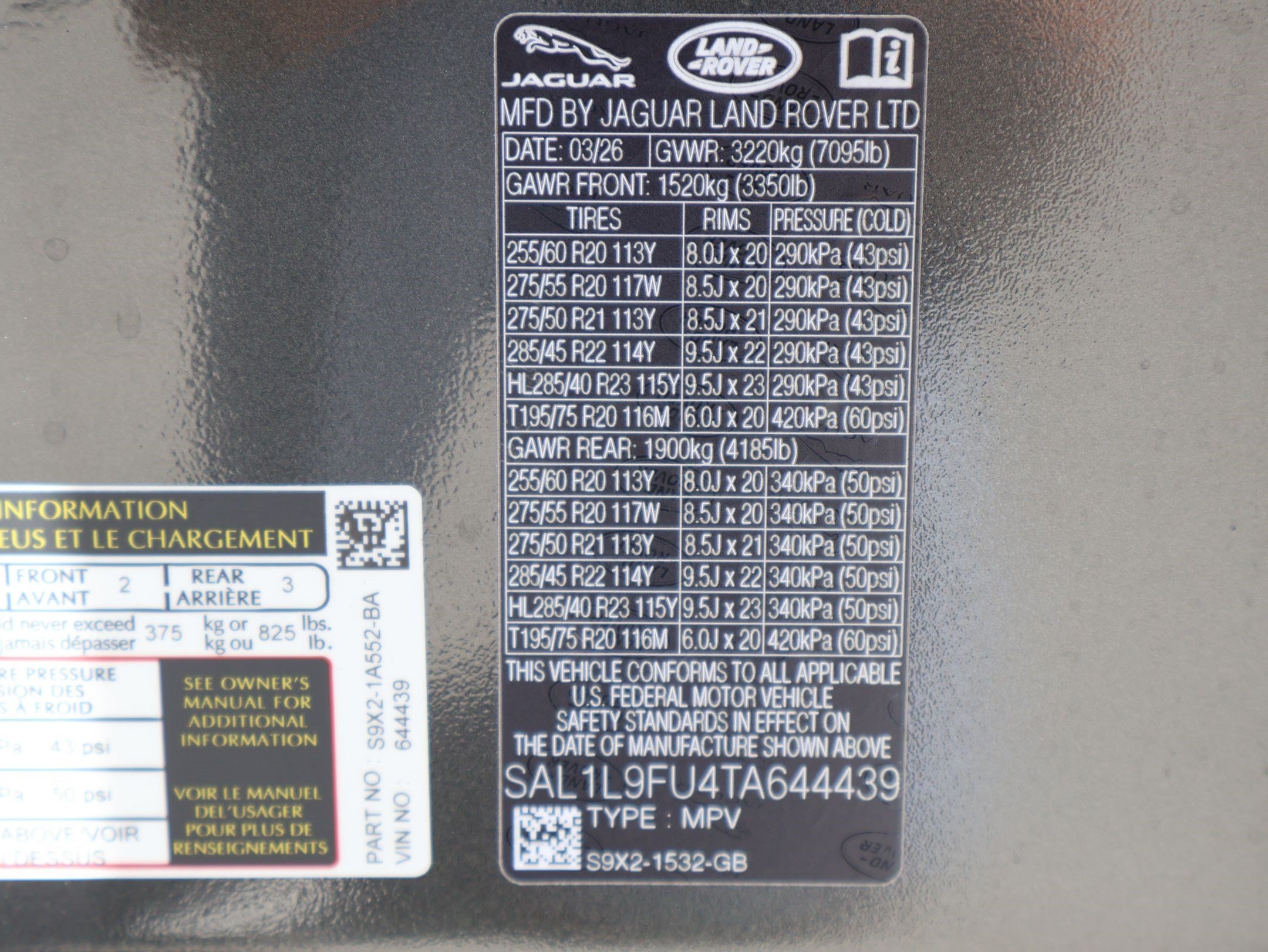 New 2026 Land Rover Range Rover Sport Dynamic SE AWD/4WD image 20
