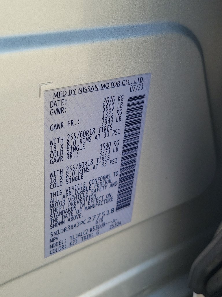 Certified 2023 Nissan Pathfinder SV FWD image 34